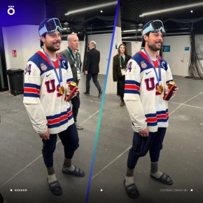 В тапочках и с коктейлем: как Остон Мэттьюс общается с прессой