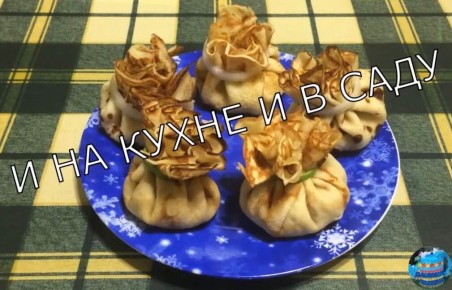 Необычные блинчики с мясом