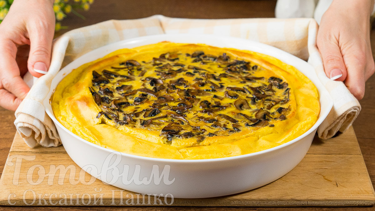 Пирог с картошкой и грибами: нежный вкус для вашей семьи