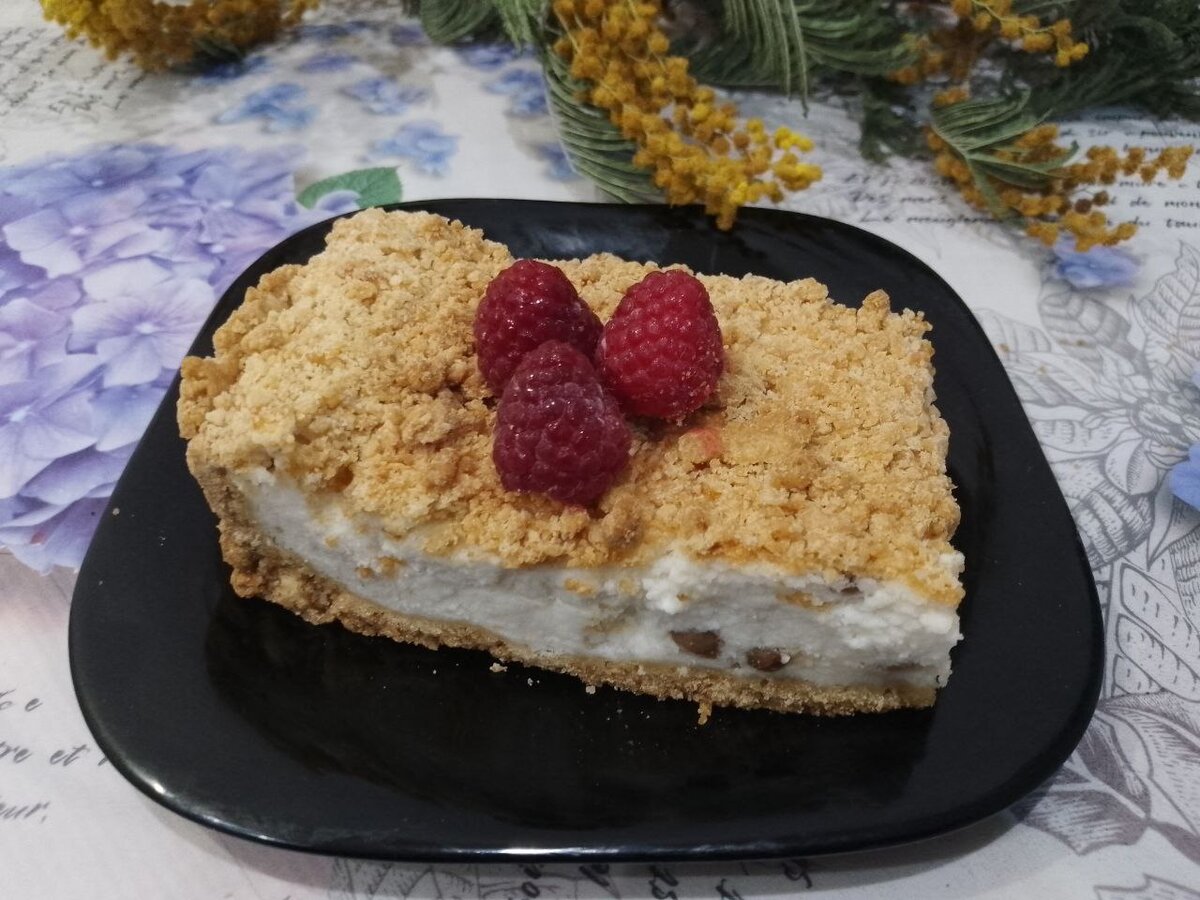 Нежный пирог с творогом и песочной крошкой: рецепт, который покорит сердца