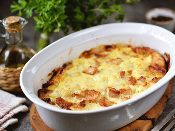 Невероятная запеканка с индейкой и цветной капустой для здорового ужина