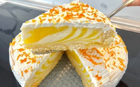 Легкость в каждом слое: удивительный апельсиновый торт «Зебра» без выпечки