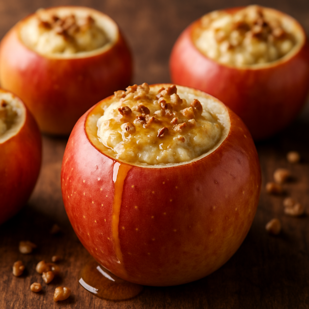 Запечённые яблоки с творогом и мёдом: лёгкий и полезный десерт на любой случай