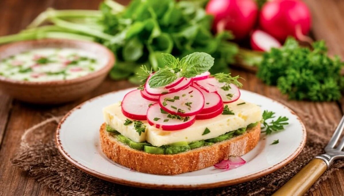 Летние лакомства: яркие рецепты с редисом и зеленью