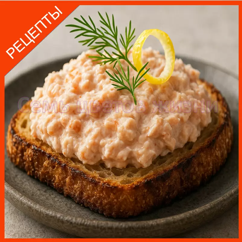 Крем-фиш из копчёного лосося: нежная рыбная намазка за 10 минут