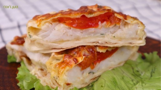 Нежная рыба в лаваше: простой рецепт для любого стола