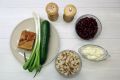Быстрый салат с ветчиной, фасолью и сухариками — простой вкус и польза за считанные минуты
