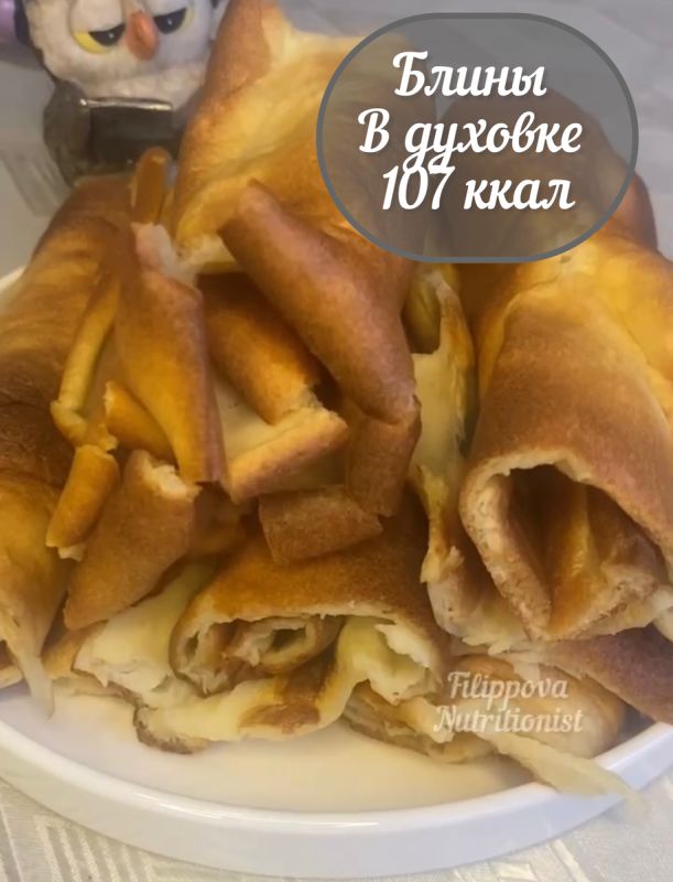 Легкие блины в духовке: вкусно и полезно